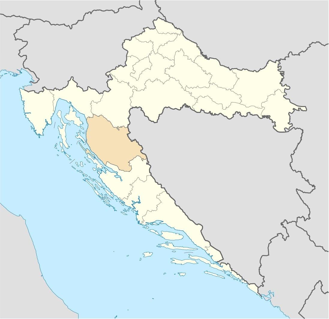senj κροατία χάρτης