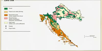 Χάρτης της κροατίας για το κλίμα
