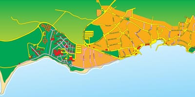 Χάρτης του brac στην κροατία