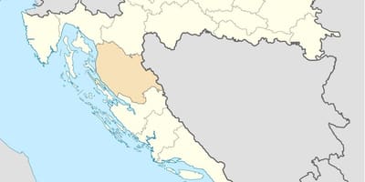 Senj κροατία χάρτης