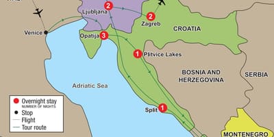 Χάρτης opatija κροατία